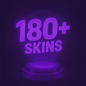 180 - 340 Skins | With E-Mail Access